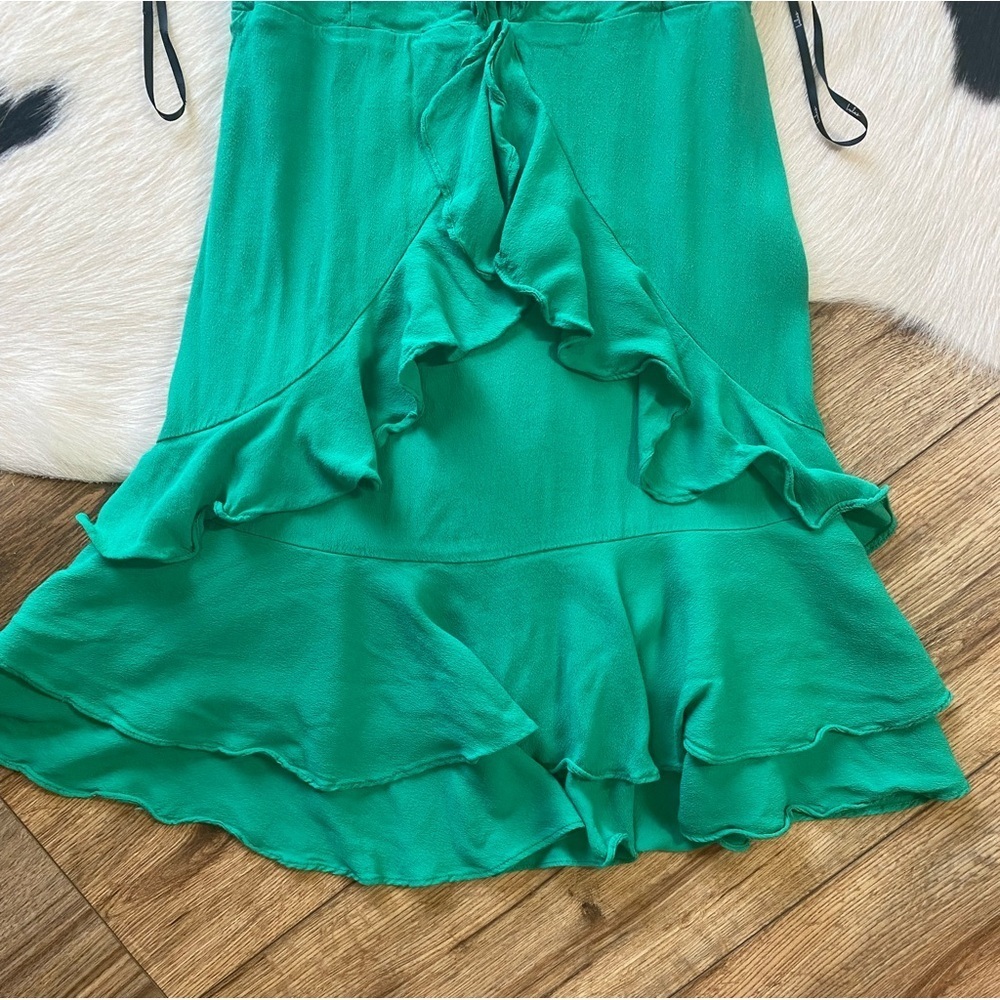 Lulus Carmela Green Ruffled Mini Dress - Picture 3 of 8